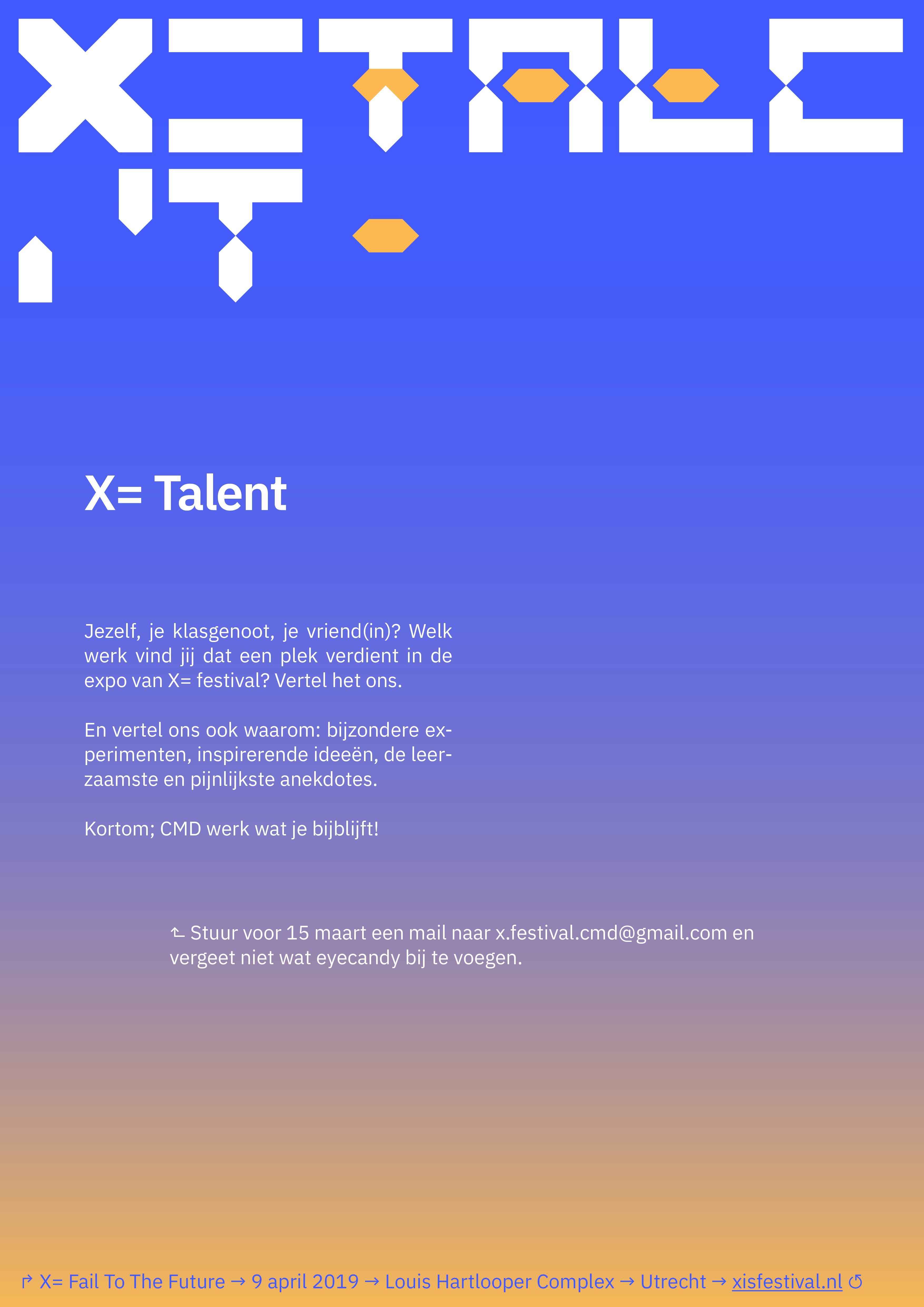 X= Festival 2019 expo poster